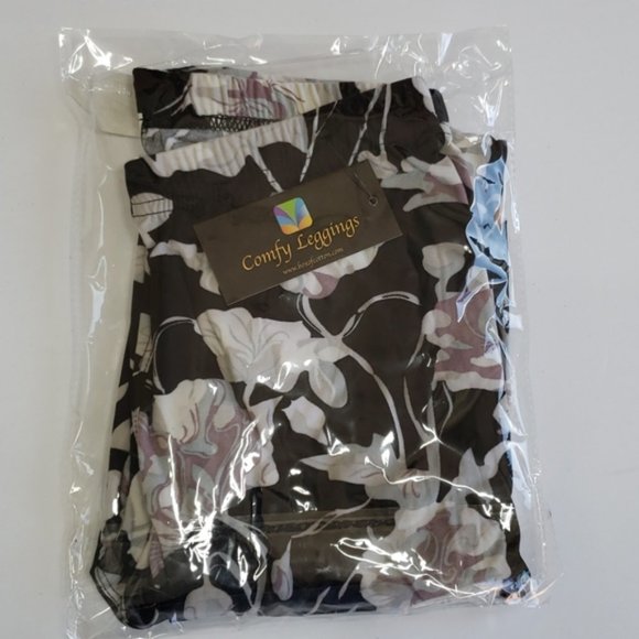 COMFY LEGGINGS Women's Capri Length Buttery Soft Yoga Workout - Picture 3 of 7